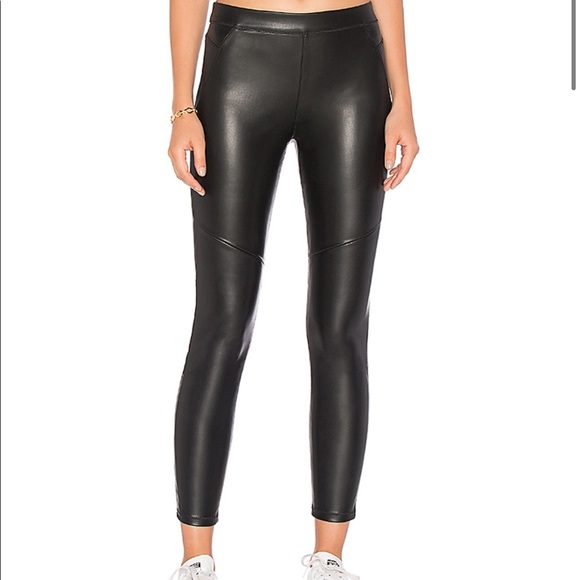 Free People Vegan Leather Leggings - Picture 1 of 6